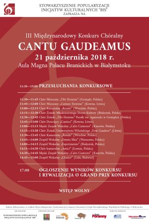 Międzynarodowy Konkurs Chóralny "Cantu Gaudeamus"