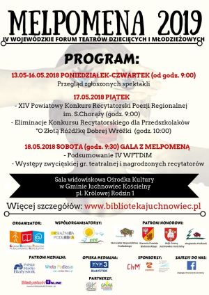 IV Wojewódzkie Forum Teatrów Dziecięcych i Młodzieżowych Melpomena 2019