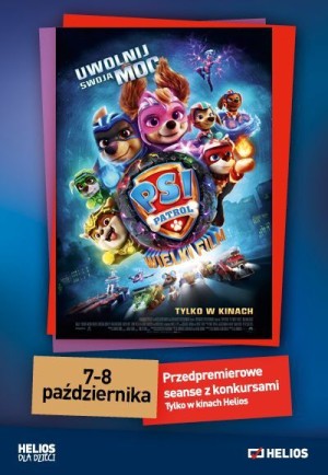 Przedpremiera w Kinie Helios w Atrium Biała: "Psi Patrol"