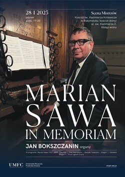 Koncert Muzyka Organowa Mariana Sawy