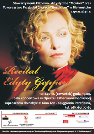 Edyta Geppert - koncert w Filharmonii