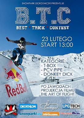 Best Trick Contest w Snowparku Ogrodniczki