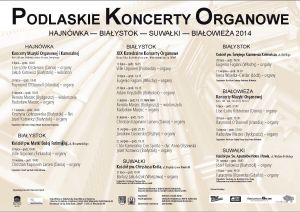 Podlaskie Koncerty Organowe 2014