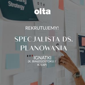 SPECJALISTA DS. PLANOWANIA / PLANISTA