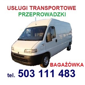 TRANSPORT i PRZEPROWADZKI, USŁUGI TRANSPORTOWE, WYNAJEM BUSA Z KIEROWCĄ tel. 503 111 483