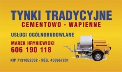 TYNKI TRADYCYJNE BIAŁYSTOK*BIELSK PODLASKI*HAJNÓWKA*SOKÓŁKA*GRAJEWO*EŁK