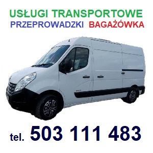 TRANSPORT i PRZEPROWADZKI, USŁUGI TRANSPORTOWE, WYNAJEM BUSA Z KIEROWCĄ tel. 503 111 483